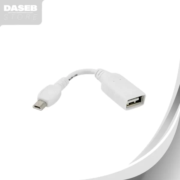 CABLE USB A - RCPT-MINI OTG X5 UNDS