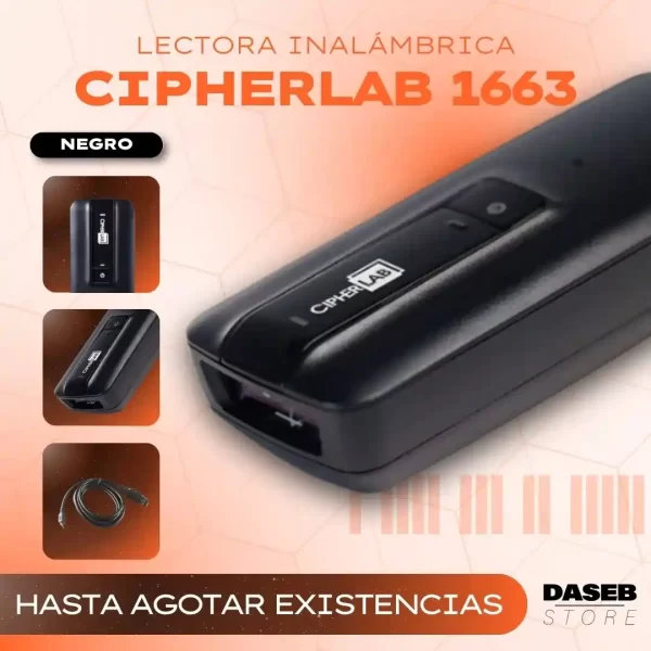 LECTORA INALÁMBRICA CIPHERLAB 1663 BLUETOOTH